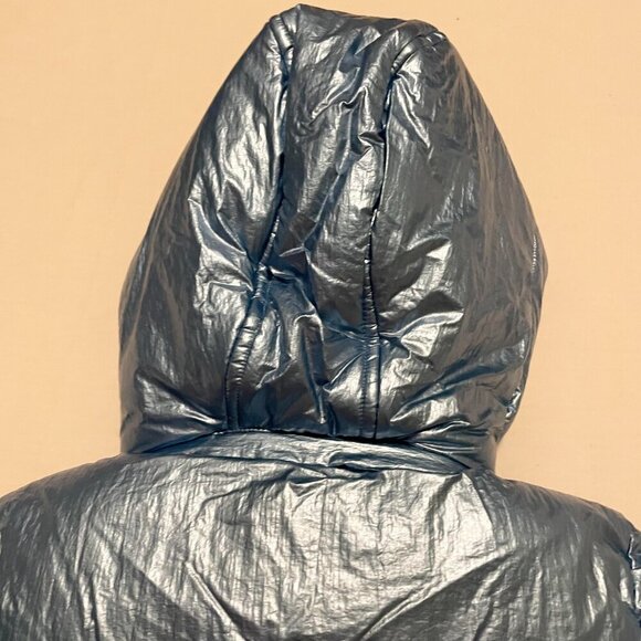 Disney Frozen 2 Metallic Blue Hooded Jacket Toddler Girls 2T - Picture 13 of 16